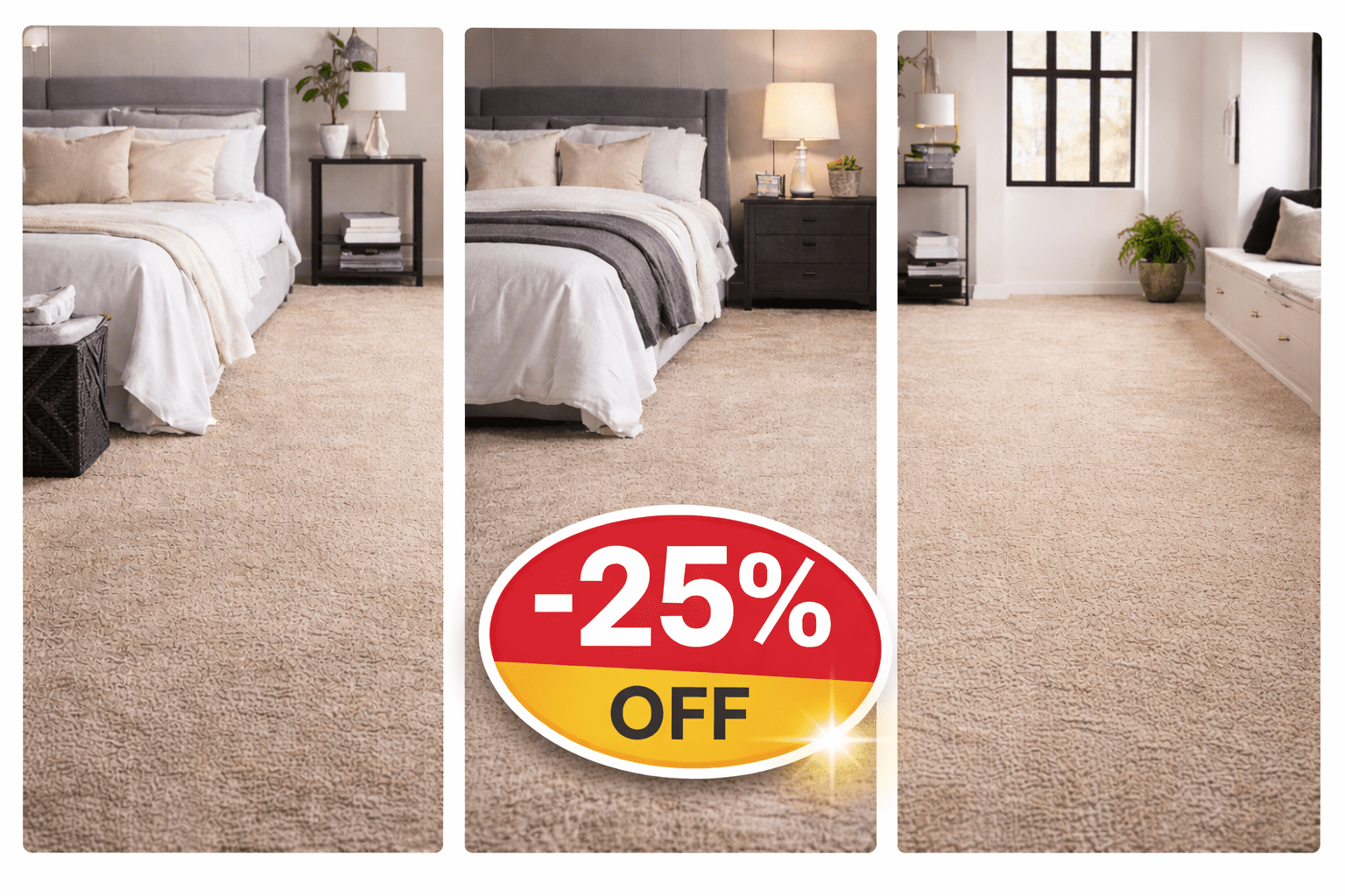 3-Bedroom Carpet Cleaning – Professional Deep Clean Package